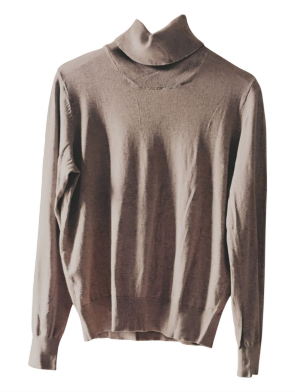 H & M Turtleneck Sweater Taupe Color Sz Medium